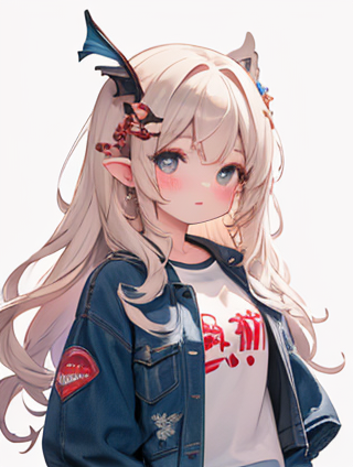 小女孩与舞动的光影：领口上的故事